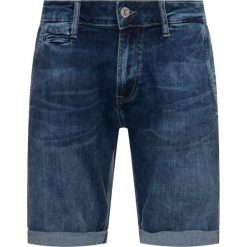 Szorty jeansowe Guess Vicente M02D04 D3ZL1. Niebieskie spodenki i szorty męskie Guess, m, z aplikacjami, z bawełny. W wyprzedaży za 329,00 zł.