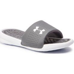 Klapki Under Armour Ua M Playmaker Fix Sl 3000061-101. Szare kapcie męskie Under Armour. Za 119,95 zł.
