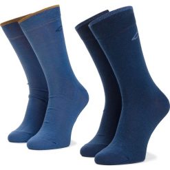 Zestaw 2 par wysokich skarpet męskich CAMEL ACTIVE - 6438 Jeans Blue 362. Niebieskie skarpetki męskie Camel Active, bez wzorów, z elastanu. Za 35,00 zł.