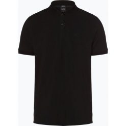 BOSS - Męska koszulka polo – Pallas, czarny. Czarne koszulki męskie Boss, m, bez wzorów, z bawełny, klasyczne, bez rękawów. Za 349,95 zł.