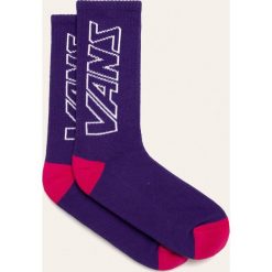 Vans - Skarpetki. Fioletowe skarpetki męskie Vans, z aplikacjami, z elastanu. Za 49,90 zł.