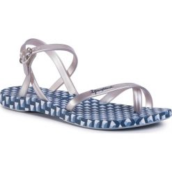 Sandały IPANEMA - Fashion Sand VIII 82766 Blue/Silver 24899. Szare klapki damskie Ipanema, bez wzorów, z tworzywa sztucznego, bez obcasa. Za 99,99 zł.