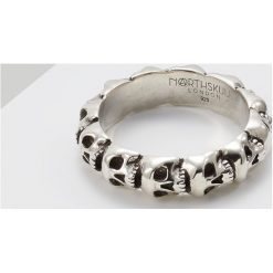 Sygnety męskie: Northskull SKULL RING BAND Pierścionek silver