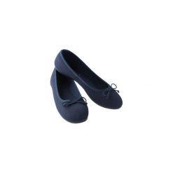 Baleriny damskie. Czarne baleriny damskie TXM, bez wzorów, bez obcasa. Za 24,99 zł.
