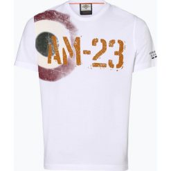 Aeronautica - T-shirt męski, biały. Białe t-shirty męskie Aeronautica, m, z nadrukiem, bez kołnierzyka. Za 229,95 zł.