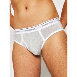 Slipy Dsquared2 Underwear D9L673050. Zielone slipy męskie Dsquared2 Underwear, xl, bez wzorów, z elastanu. Za 169,00 zł.