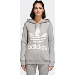 Bluza adidas W Trefoil (CY6665). Szare bluzy damskie Adidas, bez wzorów, z bawełny, bez rękawów, bez kaptura. Za 219,99 zł.