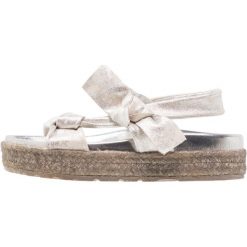 Rzymianki damskie: Felmini PLAT Sandały na platformie quartz argento