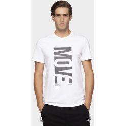 T-shirt męski TSM072 - biały. Białe koszulki męskie xl. W wyprzedaży za 34,99 zł.
