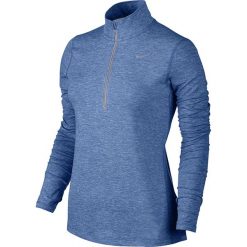 Bluzy damskie: bluza do biegania damska NIKE ELEMENT HALF ZIP / 685910-443 - NIKE ELEMENT HALF ZIP