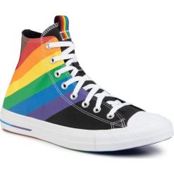 Trampki CONVERSE - Ctas Hi 167759C Black/University Red. Czarne półbuty męskie Converse, na co dzień, bez wzorów, z materiału, bez zapięcia. Za 339,00 zł.