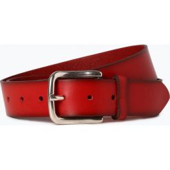 Vanzetti - Damski pasek skórzany, czerwony. Czerwone paski damskie Vanzetti, w paski, ze skóry, eleganckie. Za 159,95 zł.