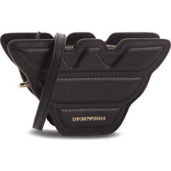 Torebka EMPORIO ARMANI - Y3B104 Y3DD3A 80001 Black. Czarne listonoszki damskie Emporio Armani, ze skóry. W wyprzedaży za 799,00 zł.