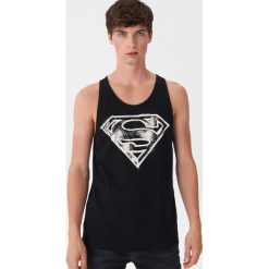 Tank top Superman - Czarny. Czarne t-shirty męskie House, s, z motywem z bajki, bez kołnierzyka. Za 39,99 zł.