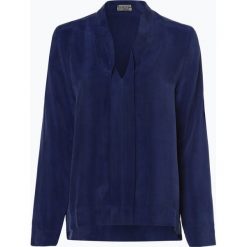 Drykorn - Bluzka damska – Lin, niebieski. Niebieskie bluzki damskie marki DRYKORN, bez wzorów, z materiału, eleganckie, bez kołnierzyka, bez rękawów. Za 529,95 zł.