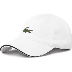 Czapka z daszkiem LACOSTE - RK5400 Blanc 001/Bleu Marine 166. Białe czapki męskie Lacoste, bez wzorów, z poliesteru, marine. Za 239,00 zł.