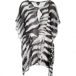 Sukienka w kolorze biało-czarnym. Białe sukienki Just Cavalli, Calvin Klein, Lee, s, z okrągłym kołnierzem, midi, proste. W wyprzedaży za 839,95 zł.