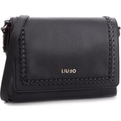 Torebka LIU JO - S Crossbody Ceresio N68045 E0033 Nero 22222. Czarne listonoszki damskie Liu Jo, ze skóry ekologicznej. Za 559,00 zł.