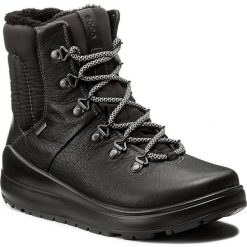 Botki ECCO - Noyce GORE-TEX 83462351052 Black/Black. Czarne botki damskie skórzane marki ecco. W wyprzedaży za 439,00 zł.