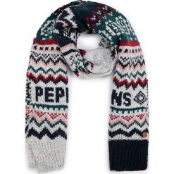 Szal Pepe Jeans Omar Scarf PL060165. Niebieskie szaliki damskie Pepe Jeans, bez wzorów, z jeansu. W wyprzedaży za 119,00 zł.