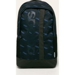 Adidas - Plecak. Niebieskie plecaki męskie Adidas, z nadrukiem, z poliesteru. Za 99,90 zł.
