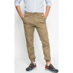 Jack & Jones - Spodnie. Szare spodnie męskie Jack & Jones, na co dzień, bez wzorów, z elastanu, casualowe. W wyprzedaży za 89,90 zł.