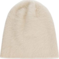 Czapka COCCINELLE - CY3 Cappelli E7 CY3 37 15 01 001 Blanche H10. Brązowe czapki zimowe damskie Coccinelle, z materiału. Za 299,90 zł.