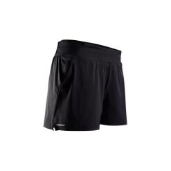 Spodenki tenis Sh light 900 damskie. Czarne szorty damskie ARTENGO, l, bez wzorów, z elastanu. Za 59,99 zł.