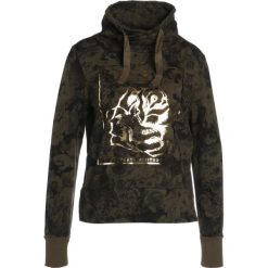 Bluzy rozpinane damskie: Deha Bluza z kapturem olive grey