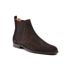 Gino Rossi MSU425-WILSON-01. Pomarańczowe botki męskie Gino Rossi, bez zapięcia. Za 349,99 zł.