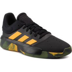 Buty adidas - Pro Adversary Low 2019 EF0488 Cblack/Actgol/Legear. Czarne buty sportowe męskie Adidas, ze skóry ekologicznej, bez zapięcia, do koszykówki. W wyprzedaży za 239,00 zł.