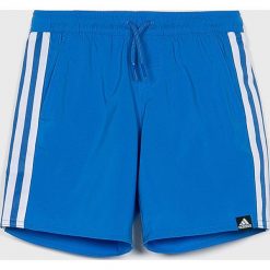 Adidas Performance - Kąpielówki dziecięce 128-176 cm. Niebieskie kąpielówki chłopięce marki adidas Performance, bez wzorów, z poliesteru. Za 119,90 zł.