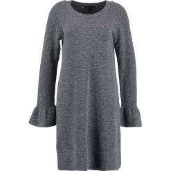 Sukienki: Banana Republic RUFFLE CUFF Sukienka dzianinowa med grey heather