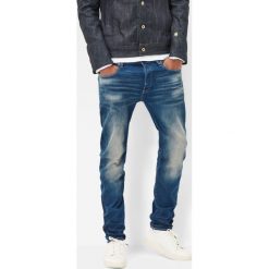 G-Star Raw - Jeansy 3301 Slim. Niebieskie jeansy męskie regular G-Star RAW. W wyprzedaży za 369,90 zł.