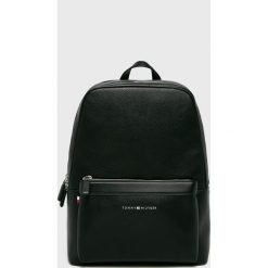 Tommy Hilfiger - Plecak. Czarne plecaki męskie TOMMY HILFIGER, bez wzorów, ze skóry ekologicznej. Za 749,90 zł.
