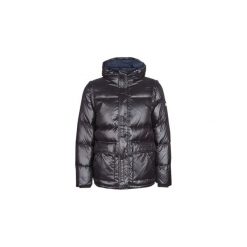 Kurtki pikowane Tommy Hilfiger SHINY HOODED DOWN BOMBER. Czarne kurtki męskie TOMMY HILFIGER, m, bez wzorów, bez kaptura. Za 1014,30 zł.