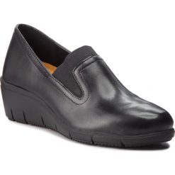 Półbuty CAPRICE - 9-24701-21 Black Nappa 022. Czarne creepersy damskie Caprice, z materiału, na koturnie. Za 229,90 zł.