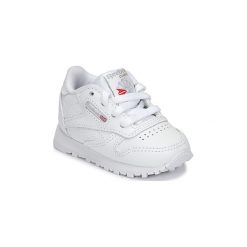 Buty Dziecko Reebok Classic CLASSIC LEATHER. Białe trampki dziewczęce Reebok Classic, bez wzorów, bez zapięcia. Za 152,15 zł.