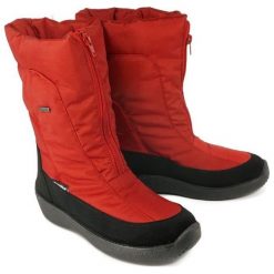 MANITU 90986-4 rot, śniegowce damskie. Śniegowce damskie Manitu, z polaru, na zamek. Za 299,90 zł.