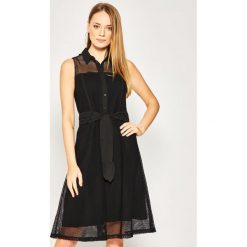 Sukienka letnia Marella Elodia 36210305. Czarne sukienki damskie Marella, na lato, m, bez wzorów, z elastanu, bez kołnierzyka, bez rękawów. Za 969,00 zł.