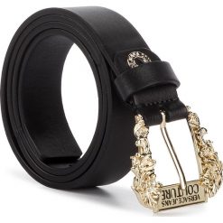 Pasek Damski VERSACE JEANS COUTURE - D8VUBF01 71219 899. Czarne paski damskie Versace Jeans Couture, w paski, z jeansu. Za 419,00 zł.