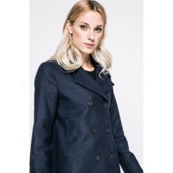 Pepe Jeans - Płaszcz Paola. Niebieskie płaszcze damskie marki Pepe Jeans, s, z poliesteru. W wyprzedaży za 329,90 zł.