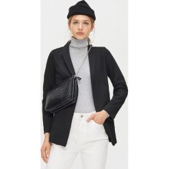 Marynarka z kieszeniami - Czarny. Czarne marynarki damskie Cropp, s, bez wzorów. Za 89,99 zł.