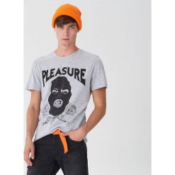 T-shirt z nadrukiem - Jasny szary. Szare t-shirty męskie House, s, z nadrukiem, bez kołnierzyka. Za 39,99 zł.