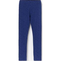 Bawełniane legginsy w kropki - Niebieski. Niebieskie legginsy damskie Reserved, bez wzorów, z bawełny. Za 24,99 zł.
