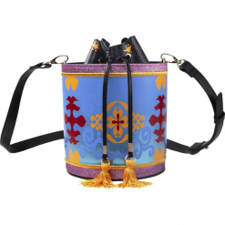 Aladyn Fliegender Teppich Torebka - Handbag wielokolorowy. Szare torebki klasyczne damskie Aladyn, z aplikacjami, z aplikacjami. Za 244,90 zł.