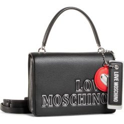 Torebka LOVE MOSCHINO - JC4238PP0BKG0000 Nero. Czarne torebki klasyczne damskie Love Moschino, bez wzorów, ze skóry ekologicznej, klasyczne, duże, bez dodatków. Za 979,00 zł.