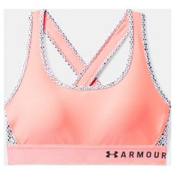 Biustonosze sportowe: Under Armour Biustonosz Armour Mid Crossback Print różowy r. XL (1307213-819)