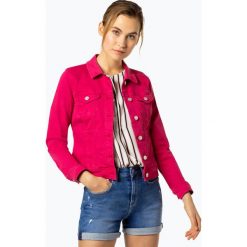 Comma casual identity - Damska kurtka jeansowa, różowy. Różowe kurtki damskie comma casual identity, bez wzorów, z jeansu, eleganckie, bez kaptura. Za 399,95 zł.