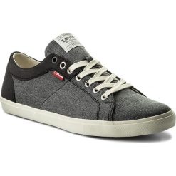 Tenisówki LEVI'S - 225826-891-59 Regular Black. Szare tenisówki męskie marki Levi's®, z gumy. W wyprzedaży za 179,00 zł.